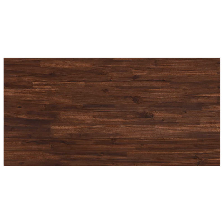 Rektangulært Bordplade 90 x 50 x 3,5 cm Rektangulær Mørk Brun