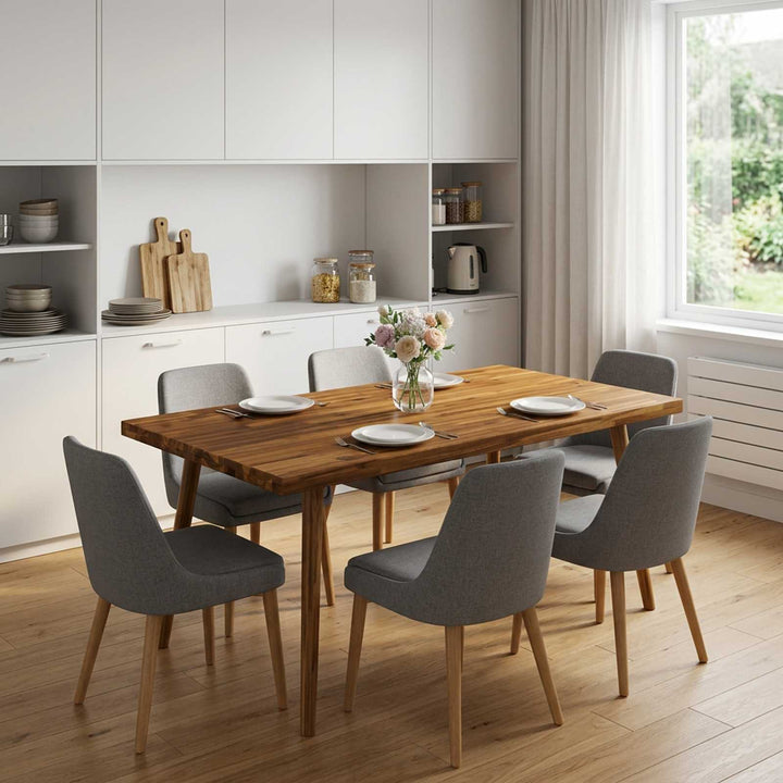 Rektangulært Bordplade 140 x 60 x 3,2 cm Rektangulær