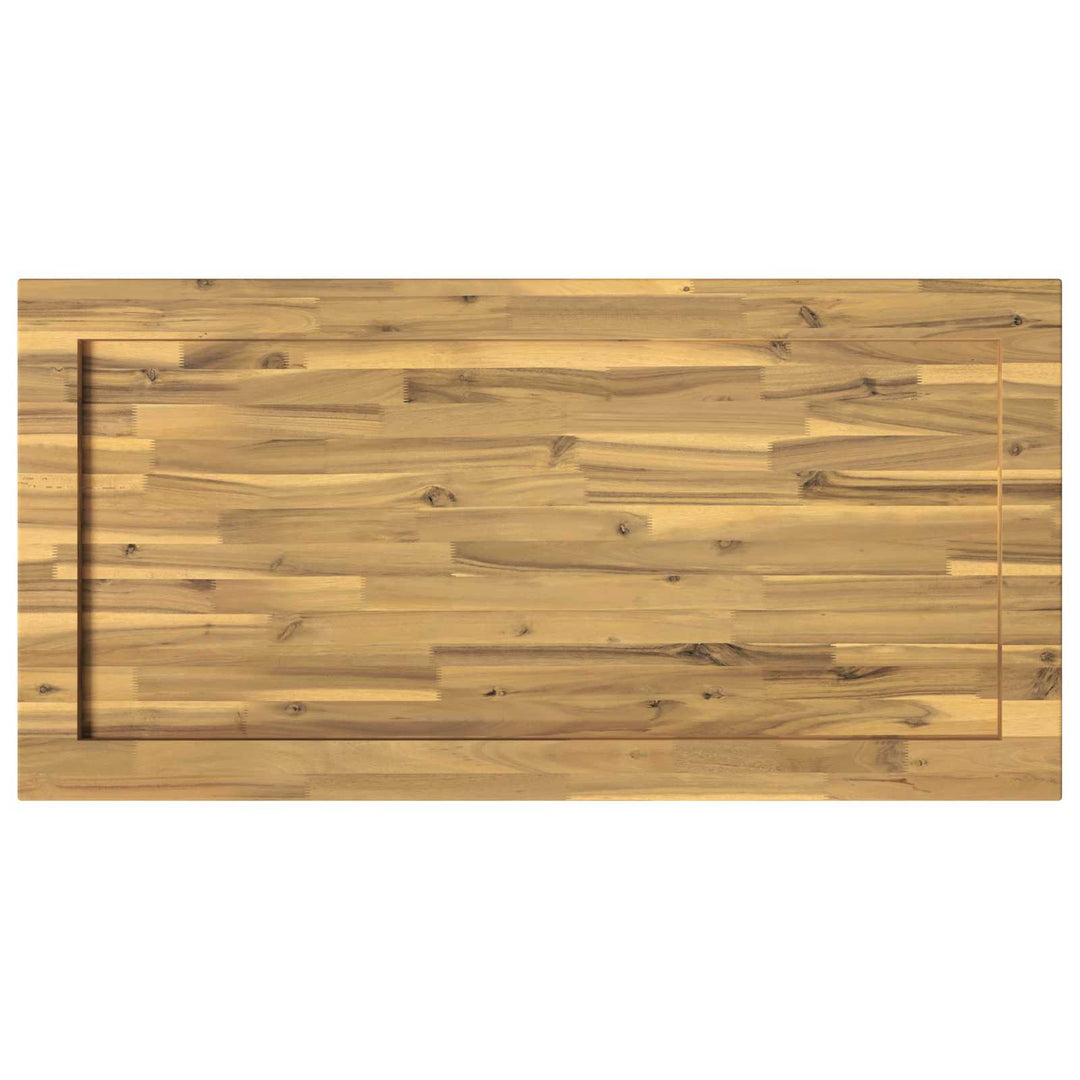 Rektangulært Bordplade 90 x 50 x 3,5 cm Rektangulær Hvid