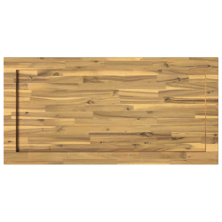 Rektangulært Bordplade 90 x 50 x 3,5 cm Rektangulær Hvid