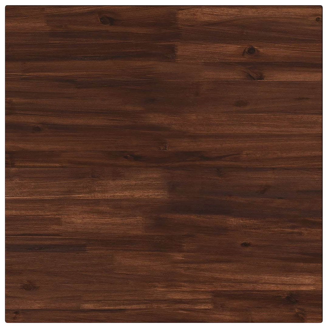 Rektangulært Bordplade 90 x 50 x 3,5 cm Rektangulær Mørk Brun