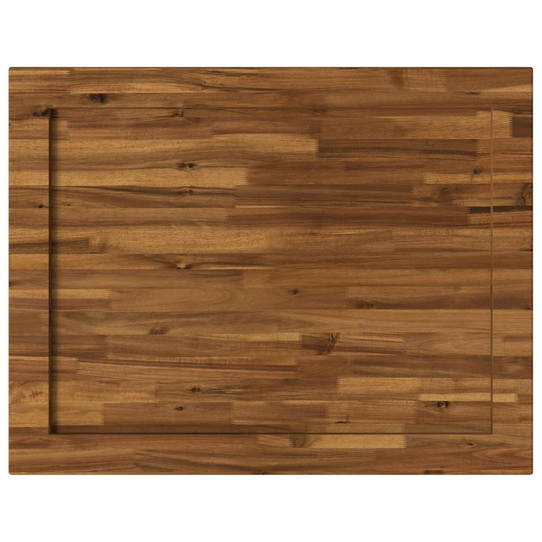 Rektangulært Bordplade 90 x 50 x 3,5 cm Rektangulær Naturfarvet