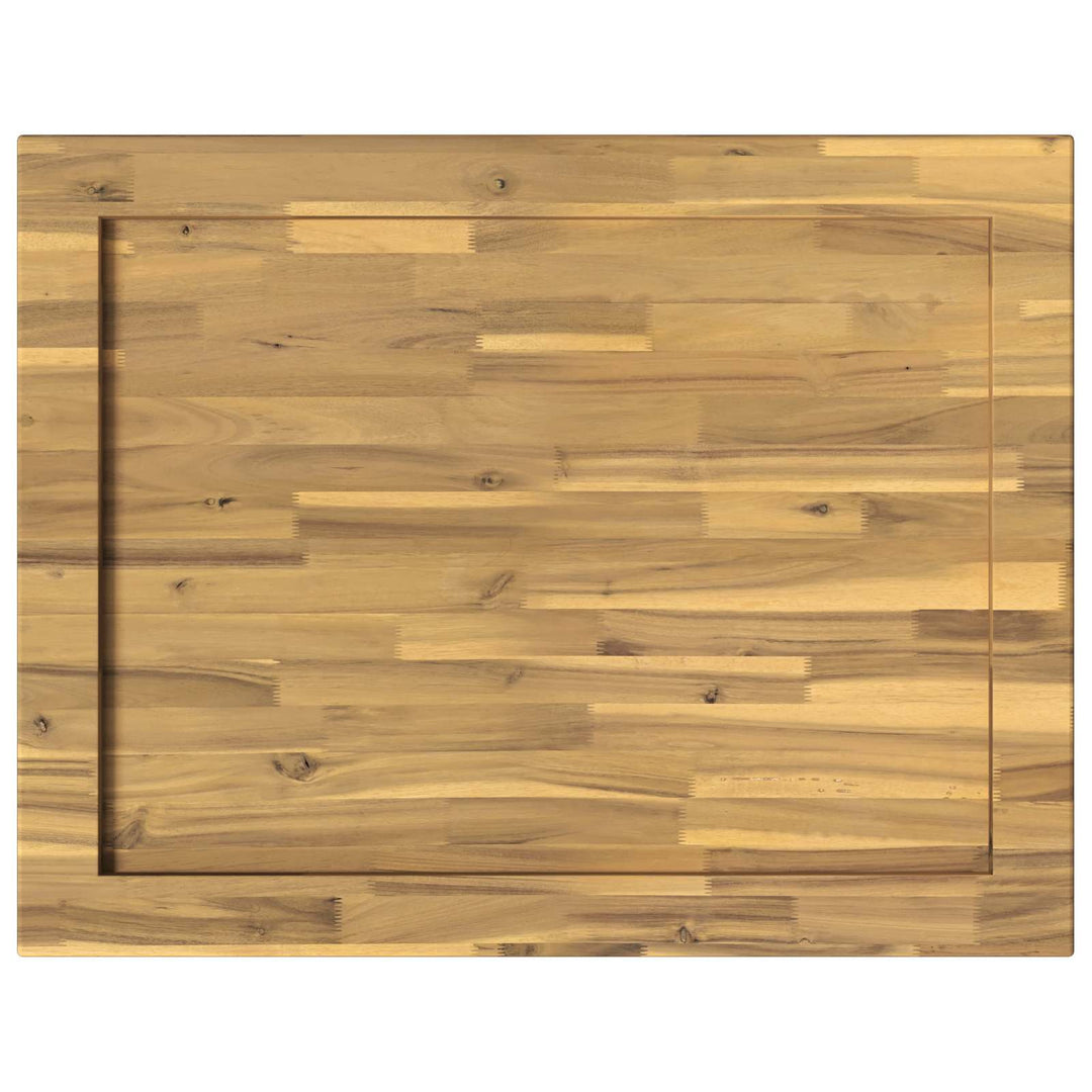 Rektangulært Bordplade 90 x 50 x 3,5 cm Rektangulær Hvid