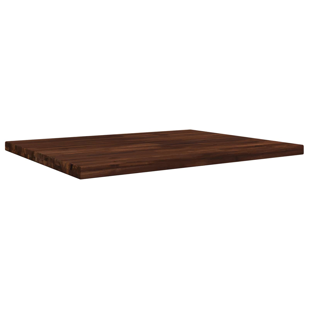 Rektangulært Bordplade 90 x 50 x 3,5 cm Rektangulær Mørk Brun