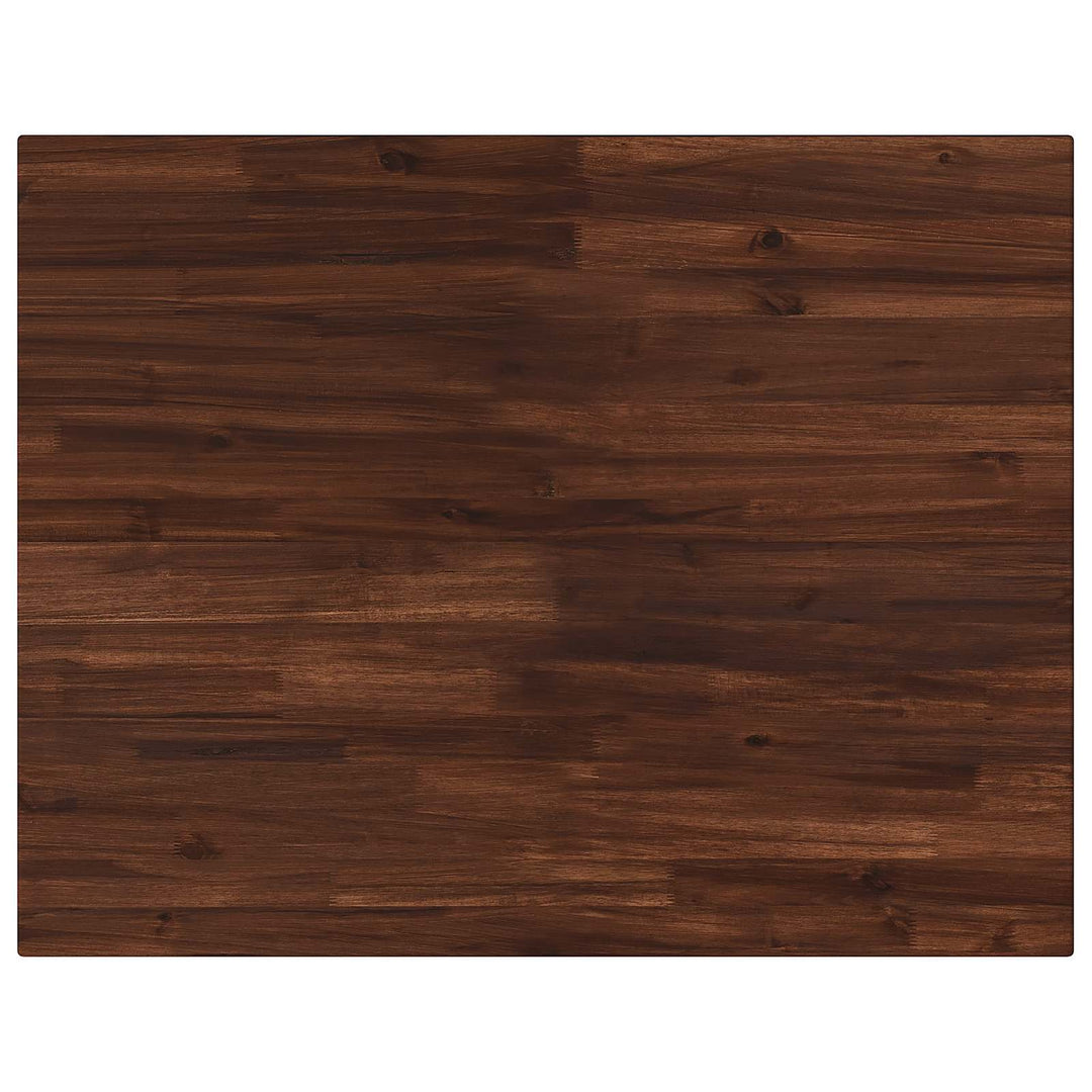 Rektangulært Bordplade 90 x 50 x 3,5 cm Rektangulær Mørk Brun