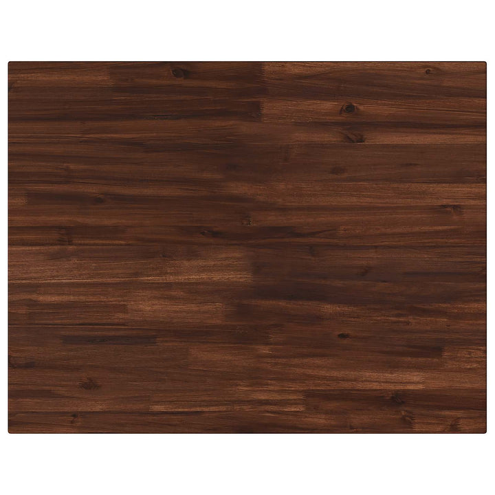Rektangulært Bordplade 90 x 50 x 3,5 cm Rektangulær Mørk Brun