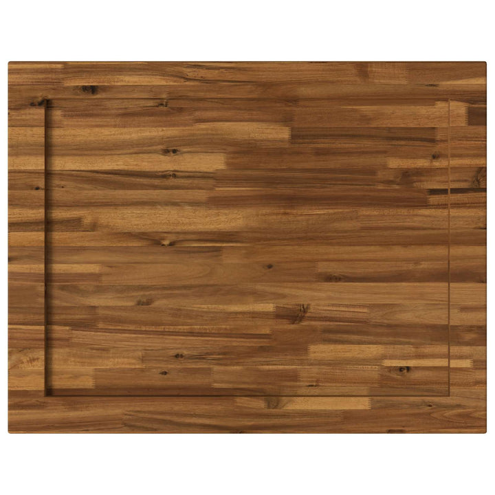Rektangulært Bordplade 90 x 50 x 3,5 cm Rektangulær Naturfarvet