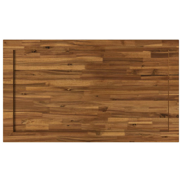 Rektangulært Bordplade 90 x 50 x 3,5 cm Rektangulær Naturfarvet