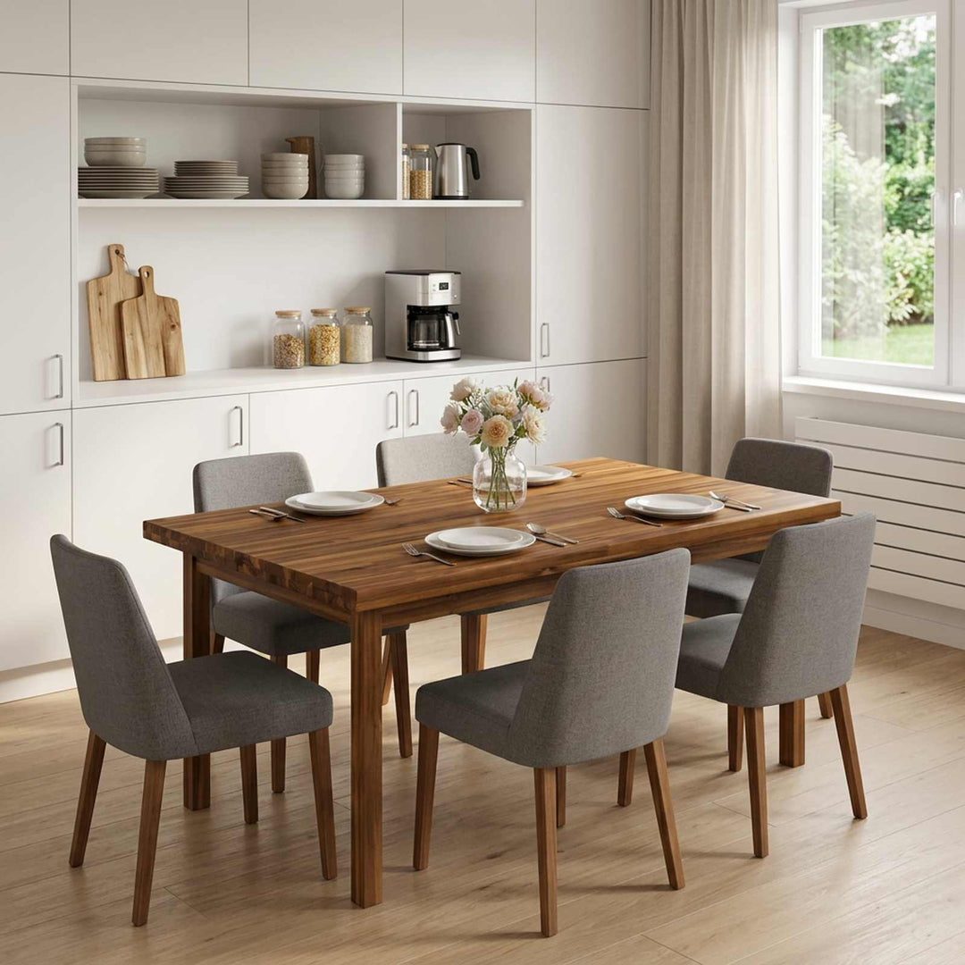 Rektangulært Bordplade 100 x 80 x 3,2 cm Rektangulær
