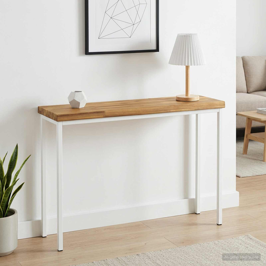 Rektangulært Bordplade 90 x 50 x 3,5 cm Rektangulær Hvid
