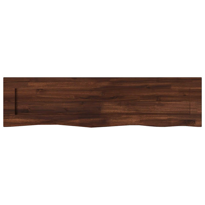 Rektangulært Bordplade 90 x 50 x 3,5 cm Rektangulær Mørk Brun