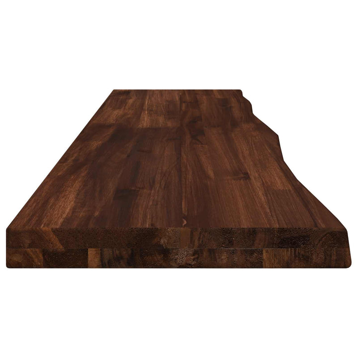 Rektangulært Bordplade 90 x 50 x 3,5 cm Rektangulær Mørk Brun