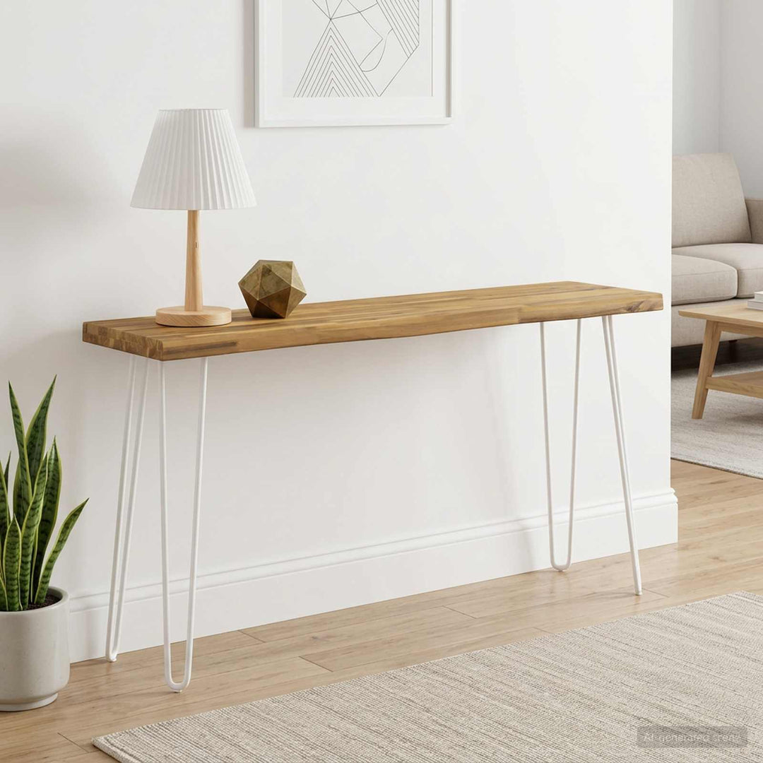 Rektangulært Bordplade 90 x 50 x 3,5 cm Rektangulær Hvid