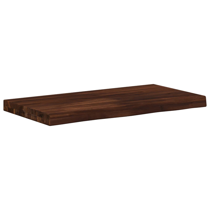 Rektangulært Bordplade 90 x 50 x 3,5 cm Rektangulær Mørk Brun