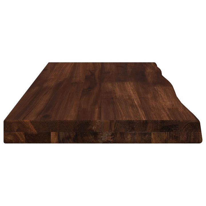 Rektangulært Bordplade 90 x 50 x 3,5 cm Rektangulær Mørk Brun