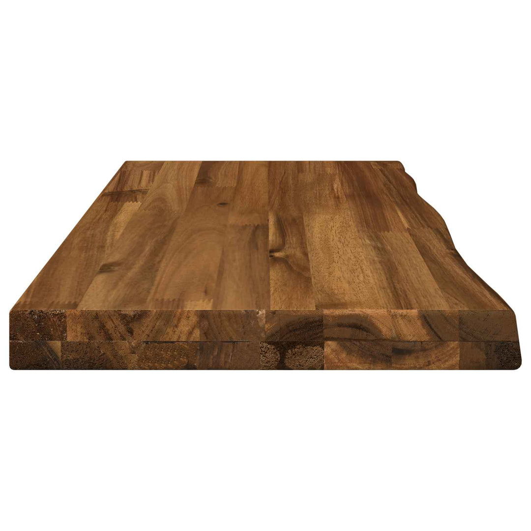 Rektangulært Bordplade 90 x 50 x 3,5 cm Rektangulær Naturfarvet