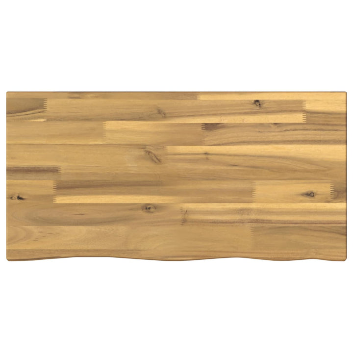 Rektangulært Bordplade 90 x 50 x 3,5 cm Rektangulær Hvid
