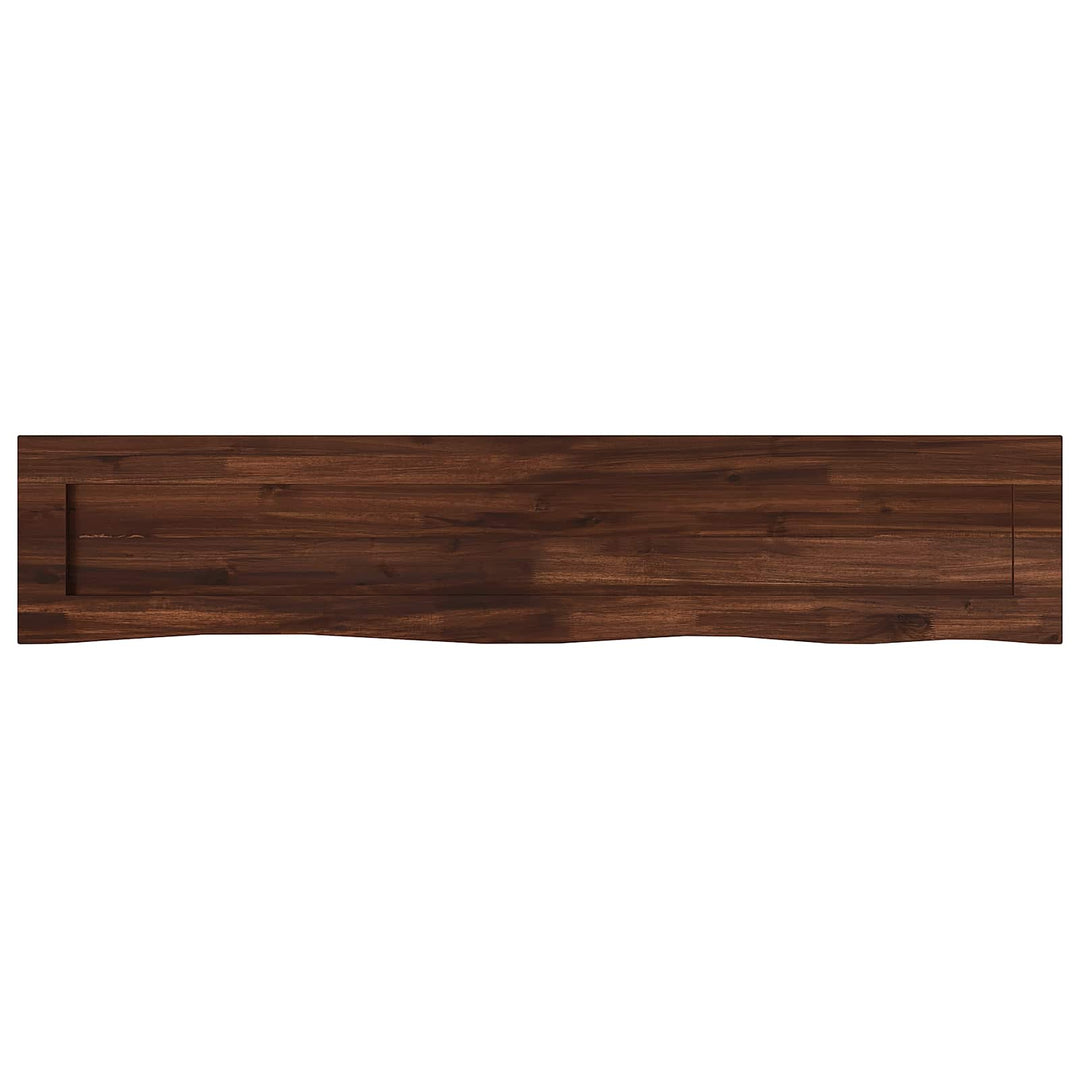 Rektangulært Bordplade 90 x 50 x 3,5 cm Rektangulær Mørk Brun