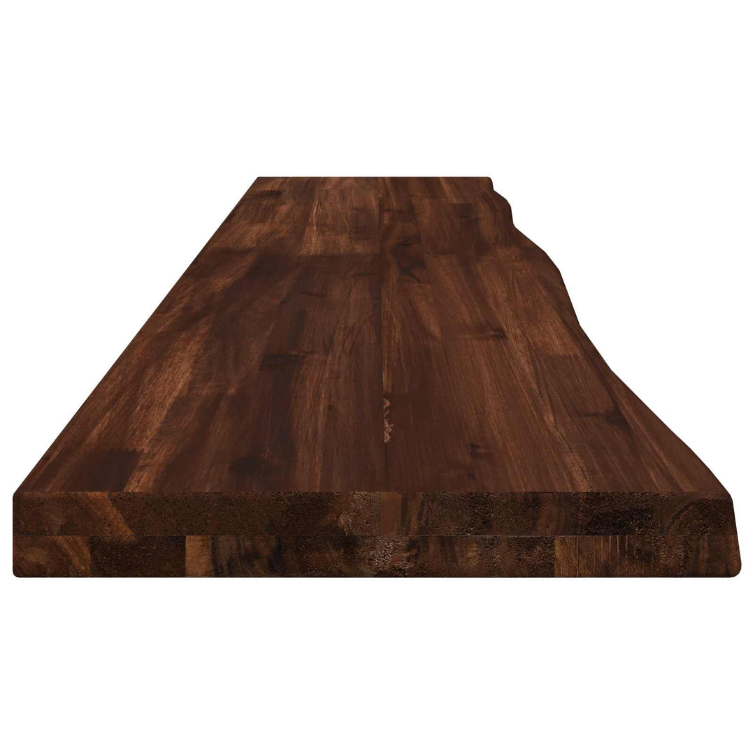 Rektangulært Bordplade 90 x 50 x 3,5 cm Rektangulær Mørk Brun