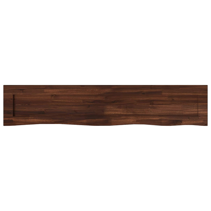 Rektangulært Bordplade 90 x 50 x 3,5 cm Rektangulær Mørk Brun