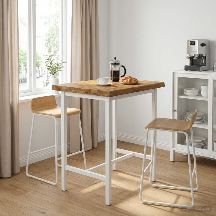 Rektangulært Bordplade 90 x 50 x 3,5 cm Rektangulær Hvid