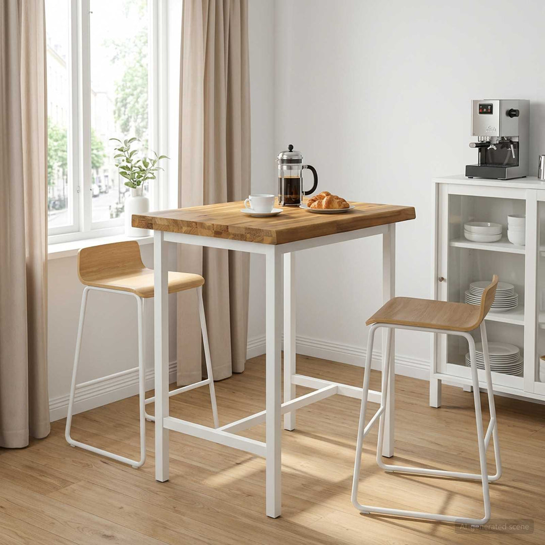 Rektangulært Bordplade 90 x 50 x 3,5 cm Rektangulær Hvid