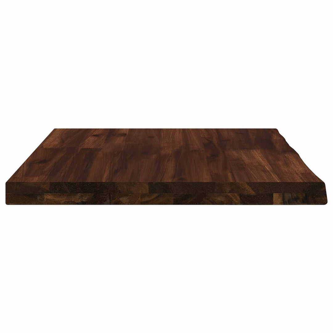 Rektangulært Bordplade 90 x 50 x 3,5 cm Rektangulær Mørk Brun