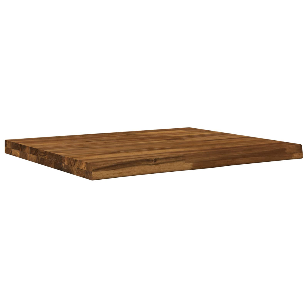 Rektangulært Bordplade 90 x 50 x 3,5 cm Rektangulær Naturfarvet