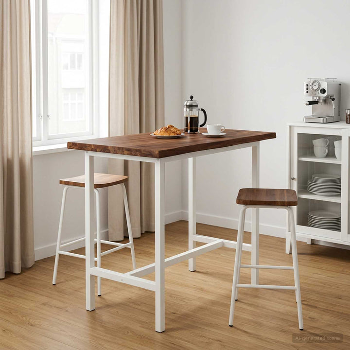 Rektangulært Bordplade 90 x 50 x 3,5 cm Rektangulær Mørk Brun