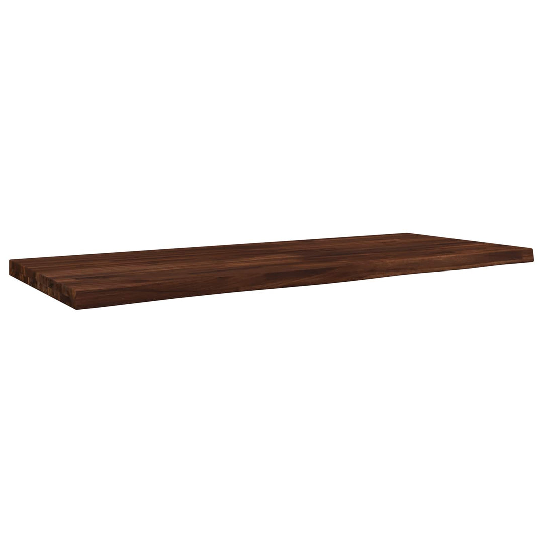 Rektangulært Bordplade 90 x 50 x 3,5 cm Rektangulær Mørk Brun