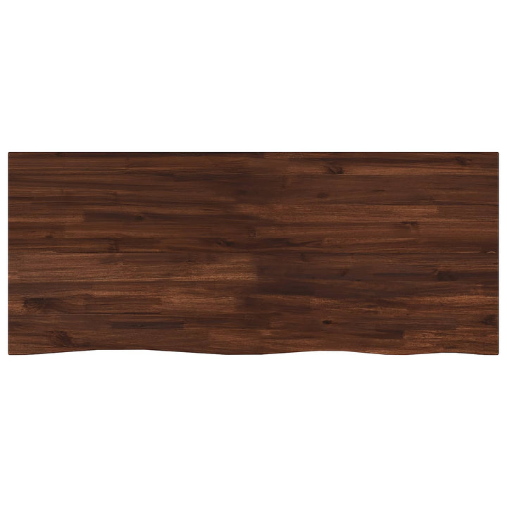 Rektangulært Bordplade 90 x 50 x 3,5 cm Rektangulær Mørk Brun