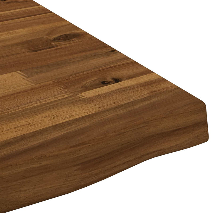 Rektangulært Bordplade 90 x 50 x 3,5 cm Rektangulær Naturfarvet