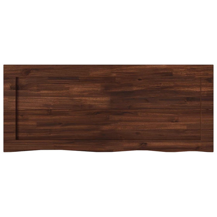 Rektangulært Bordplade 90 x 50 x 3,5 cm Rektangulær Mørk Brun