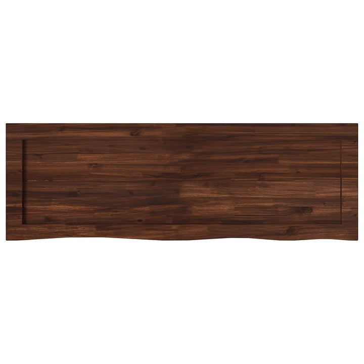 Rektangulært Bordplade 90 x 50 x 3,5 cm Rektangulær Mørk Brun