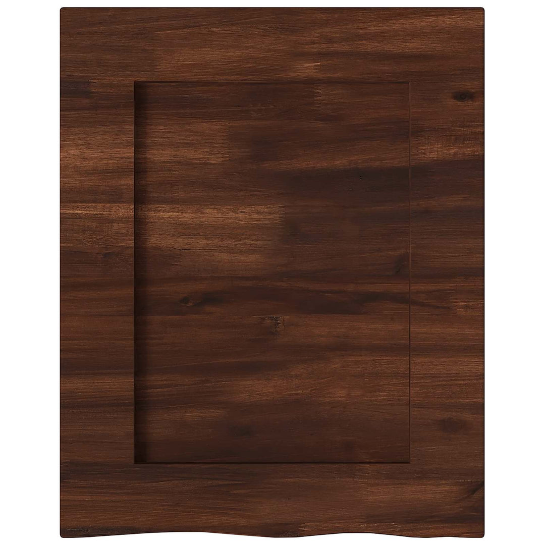 Rektangulært Bordplade 50 x 50 x 3,5 cm Firkantet Mørk Brun