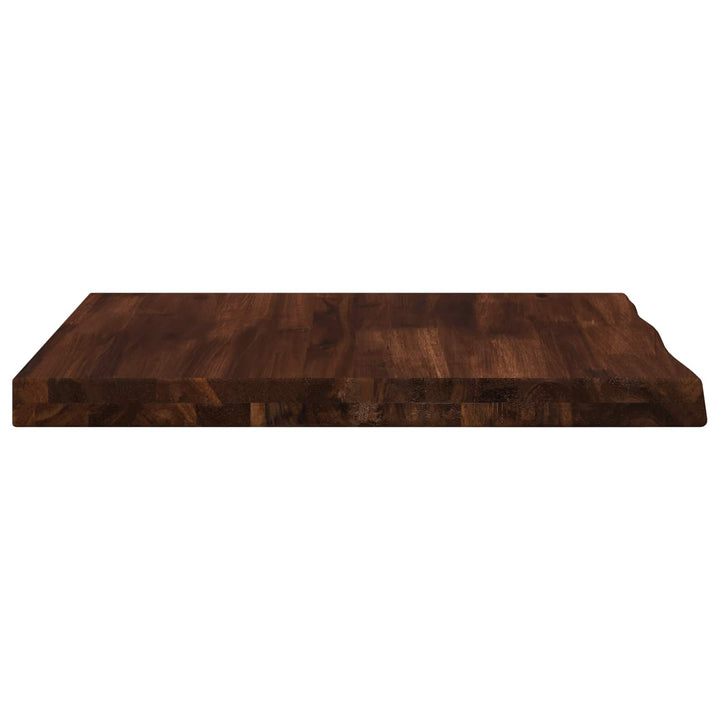 Rektangulært Bordplade 50 x 50 x 3,5 cm Firkantet Mørk Brun