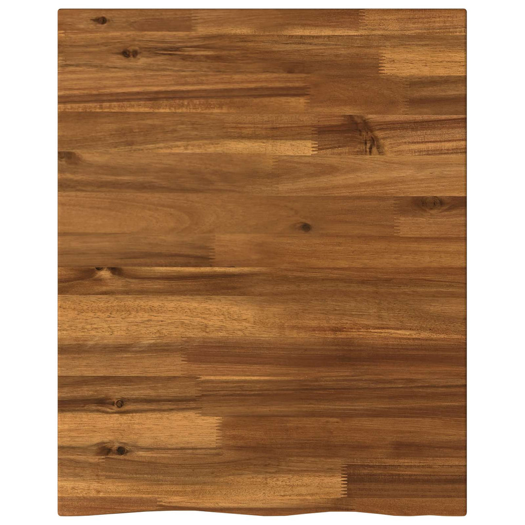 Rektangulært Bordplade 50 x 50 x 3,5 cm Firkantet Naturfarvet