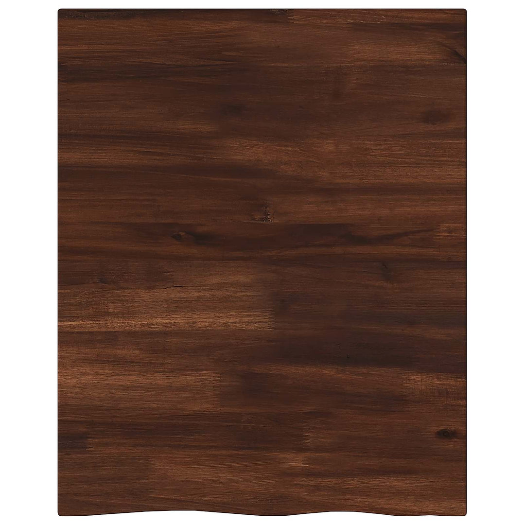 Rektangulært Bordplade 90 x 50 x 3,5 cm Rektangulær Mørk Brun