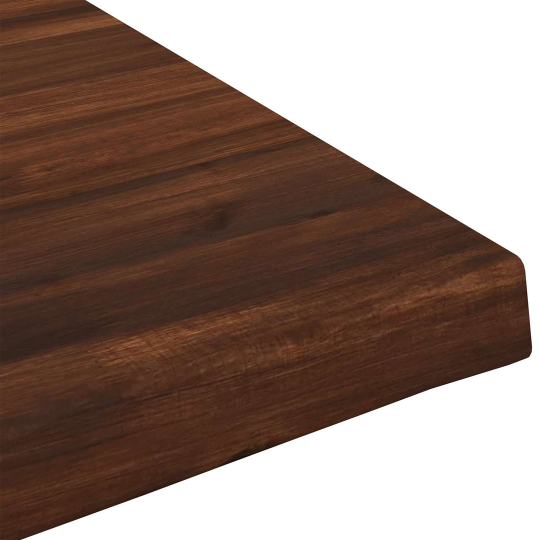 Rektangulært Bordplade 90 x 50 x 3,5 cm Rektangulær Mørk Brun