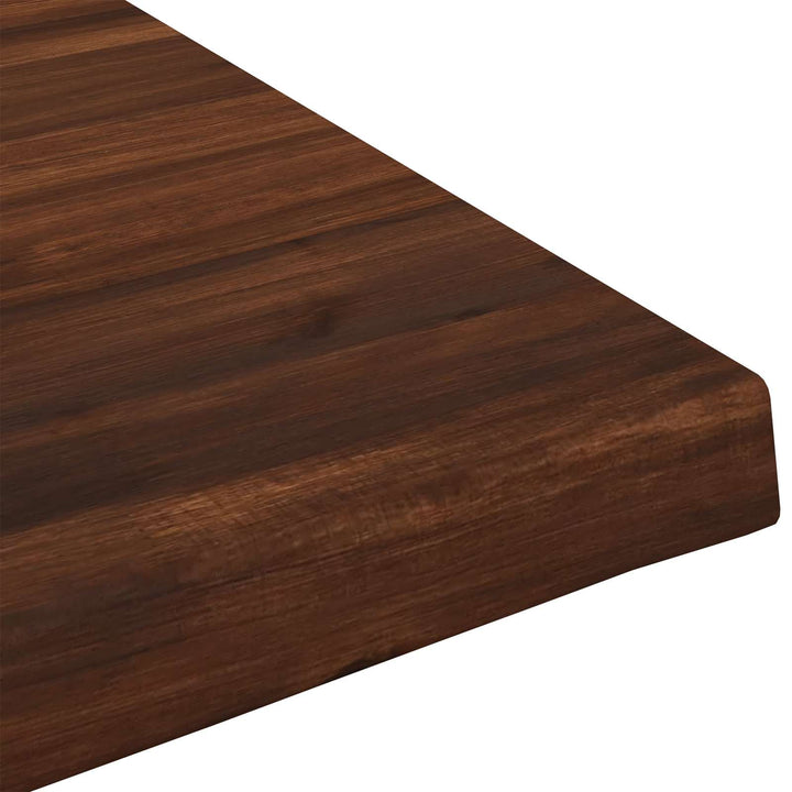 Rektangulært Bordplade 90 x 50 x 3,5 cm Rektangulær Mørk Brun