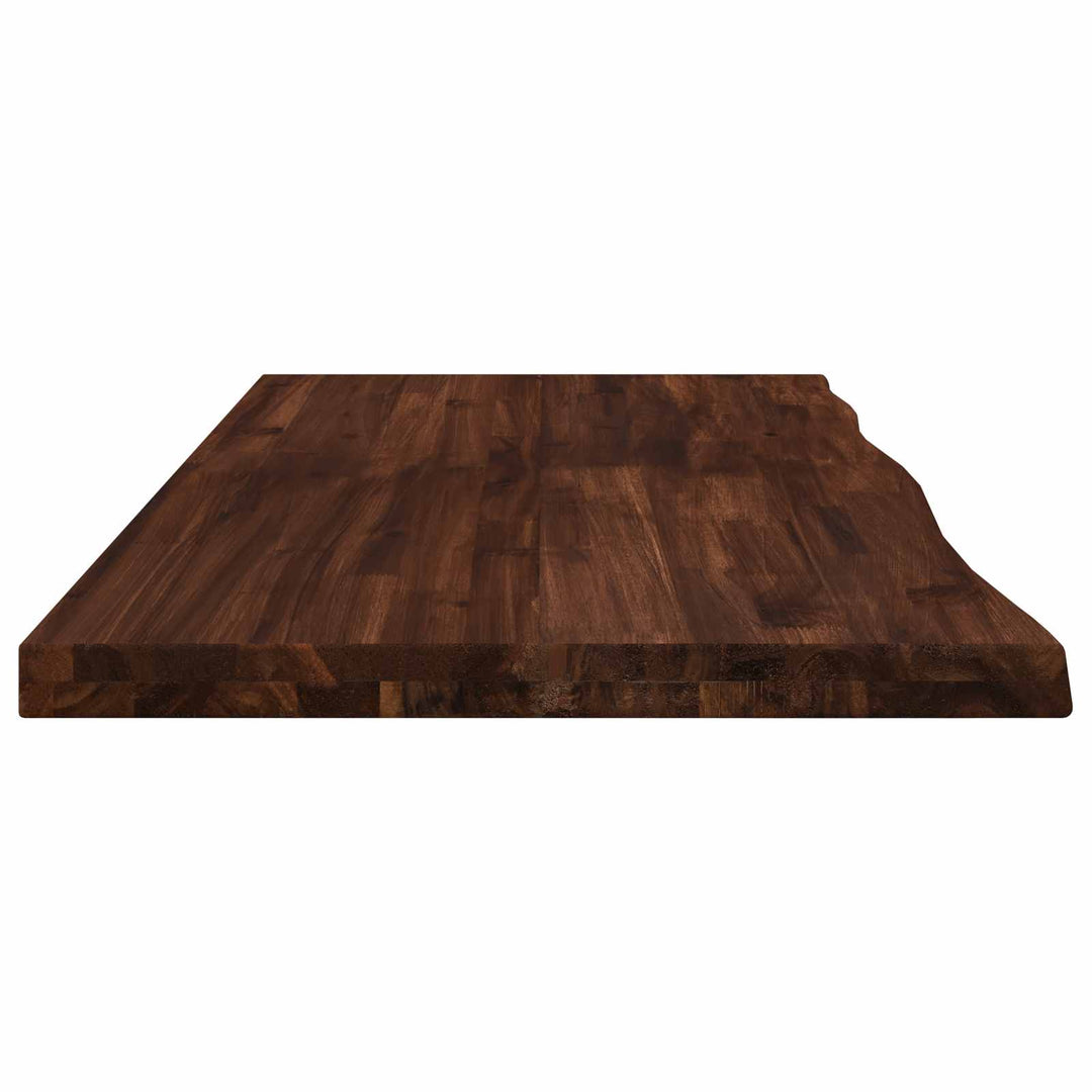 Rektangulært Bordplade 90 x 50 x 3,5 cm Rektangulær Mørk Brun