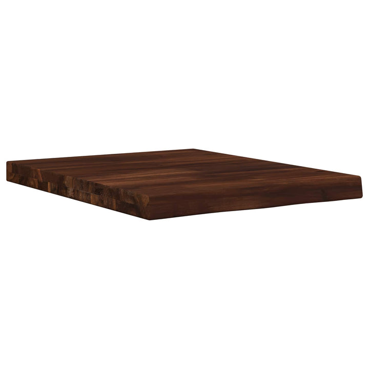 Rektangulært Bordplade 90 x 50 x 3,5 cm Rektangulær Mørk Brun