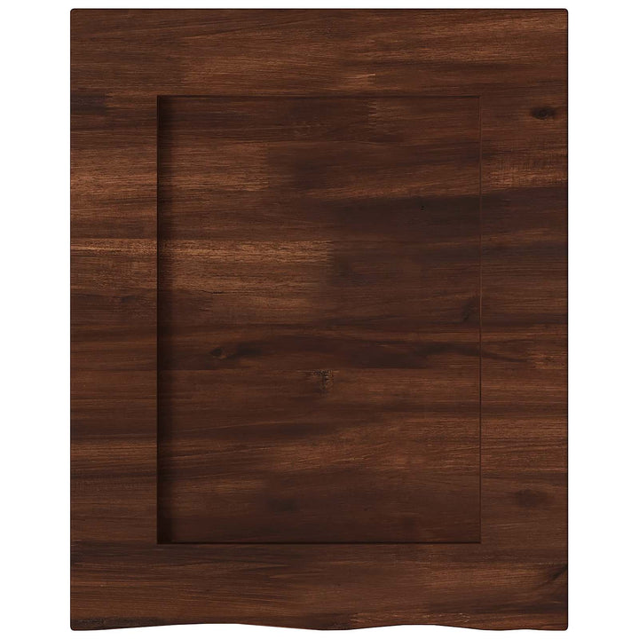 Rektangulært Bordplade 90 x 50 x 3,5 cm Rektangulær Mørk Brun