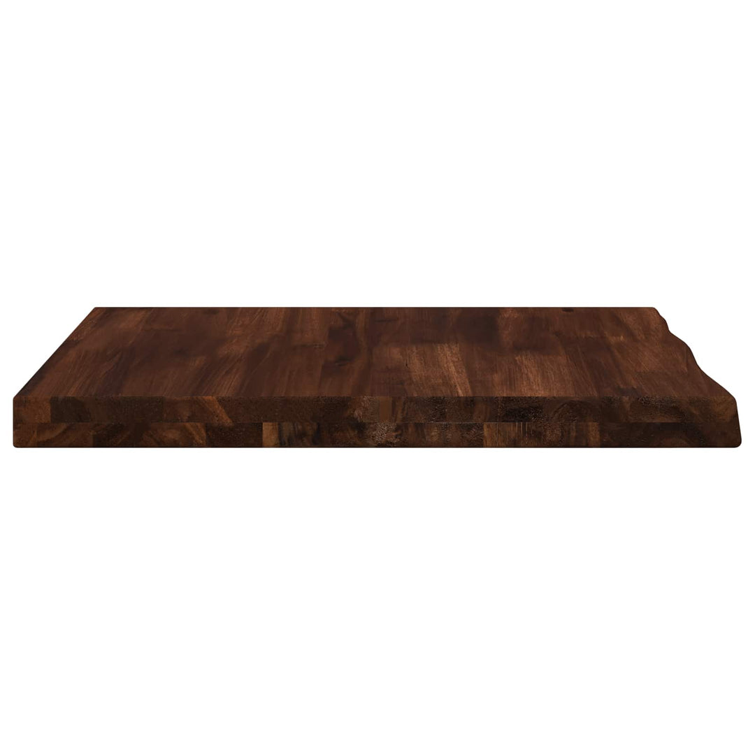 Rektangulært Bordplade 90 x 50 x 3,5 cm Rektangulær Mørk Brun