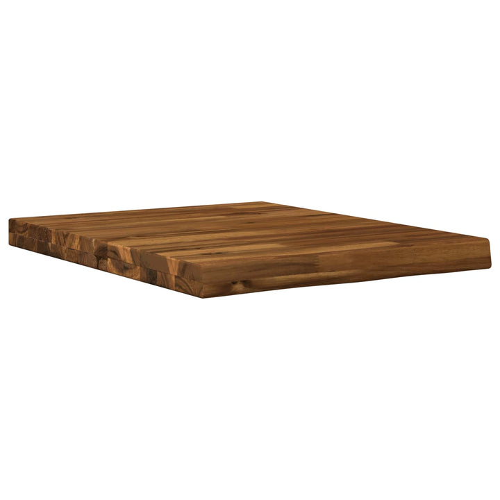 Rektangulært Bordplade 60 x 60 x 3,5 cm Firkantet Naturfarvet