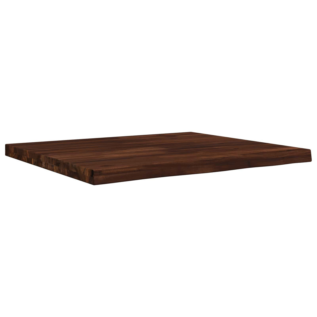 Rektangulært Bordplade 90 x 50 x 3,5 cm Rektangulær Mørk Brun