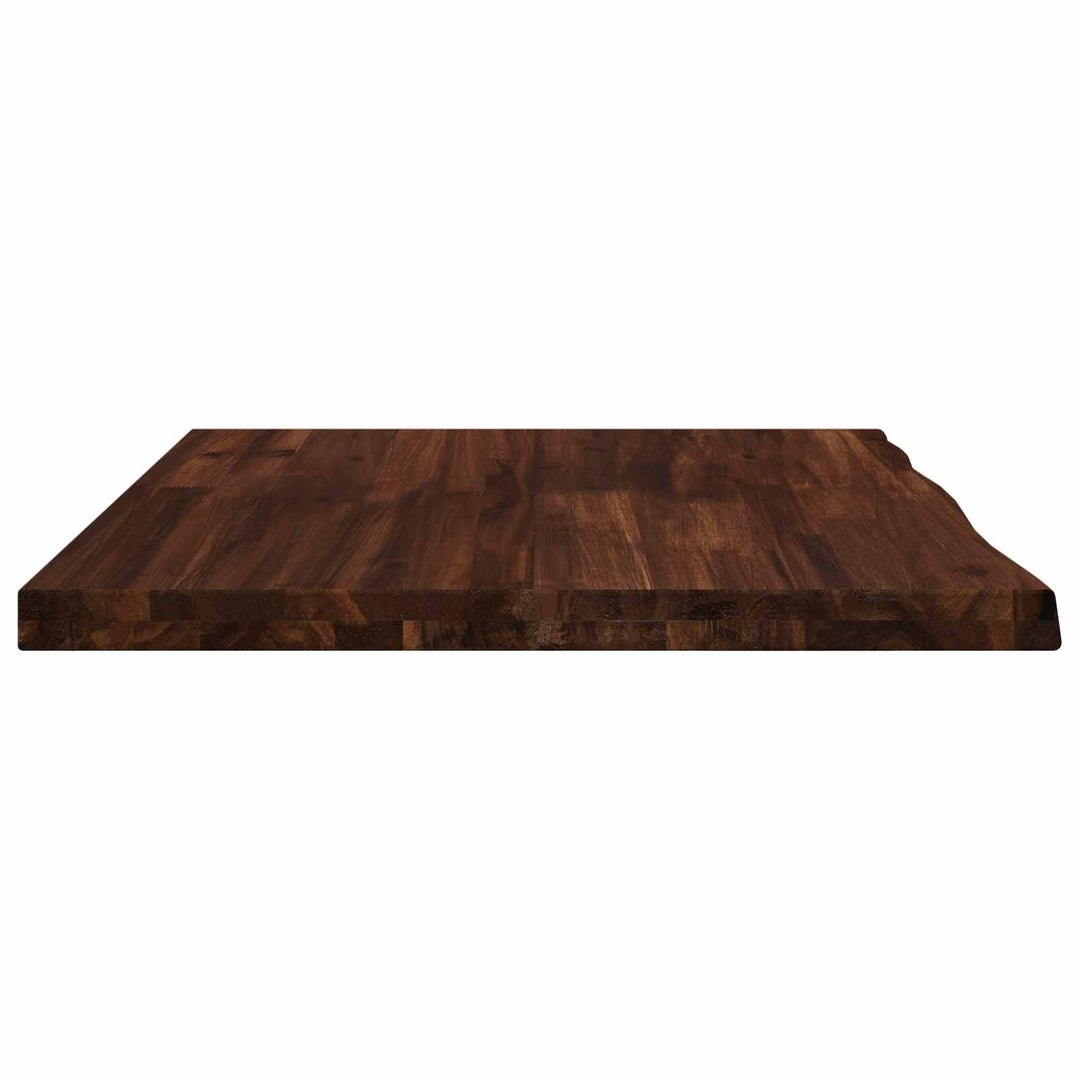 Rektangulært Bordplade 90 x 50 x 3,5 cm Rektangulær Mørk Brun