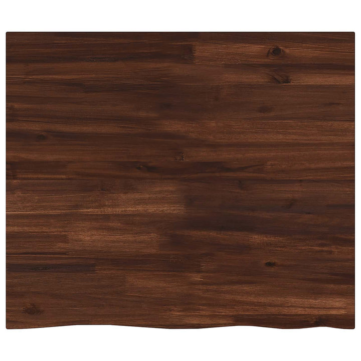 Rektangulært Bordplade 90 x 50 x 3,5 cm Rektangulær Mørk Brun