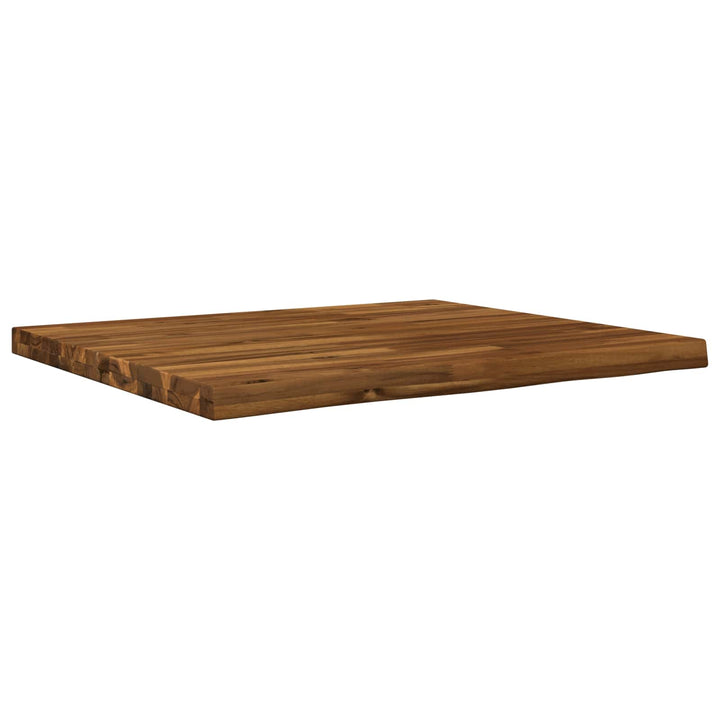 Rektangulært Bordplade 90 x 50 x 3,5 cm Rektangulær Naturfarvet