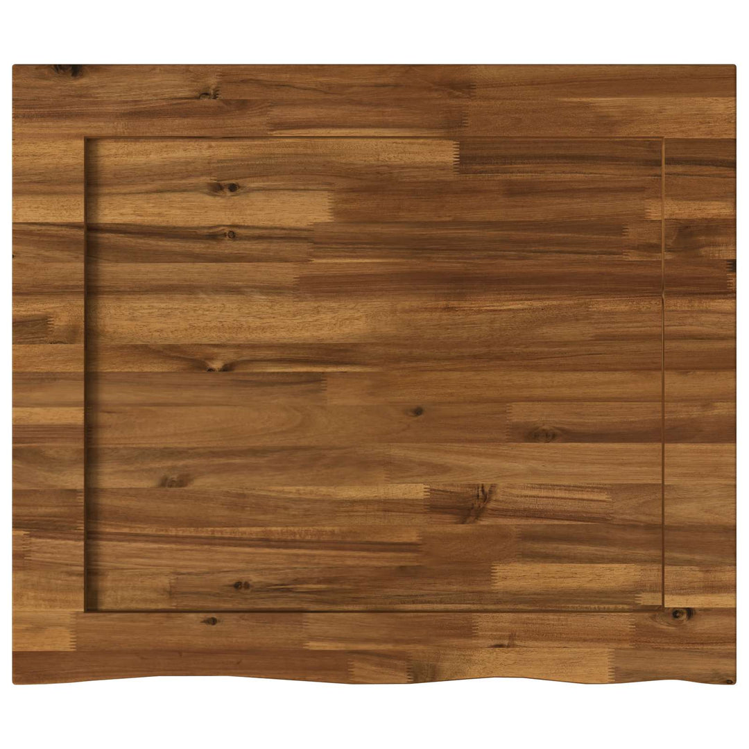 Rektangulært Bordplade 90 x 50 x 3,5 cm Rektangulær Naturfarvet
